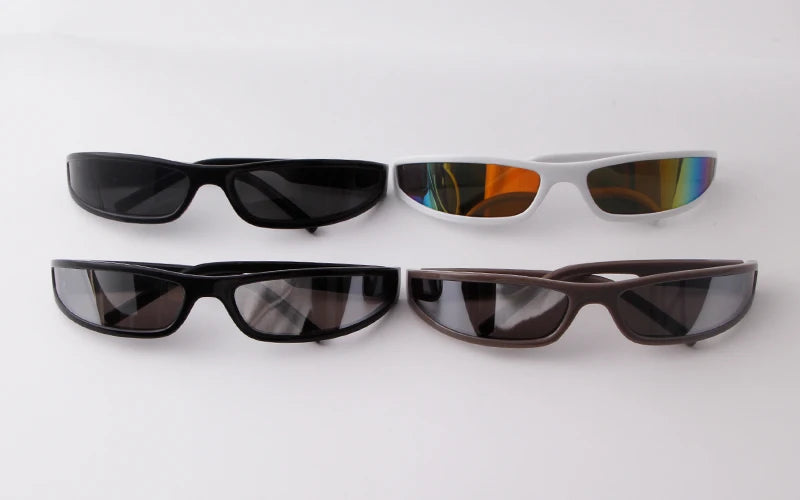 Rectangle Frame Narrow Sunglasses