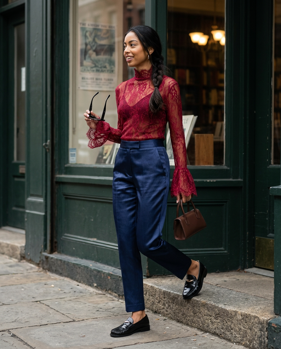 Ruby, Between Appointments — original Dalyia AI-styled editorial