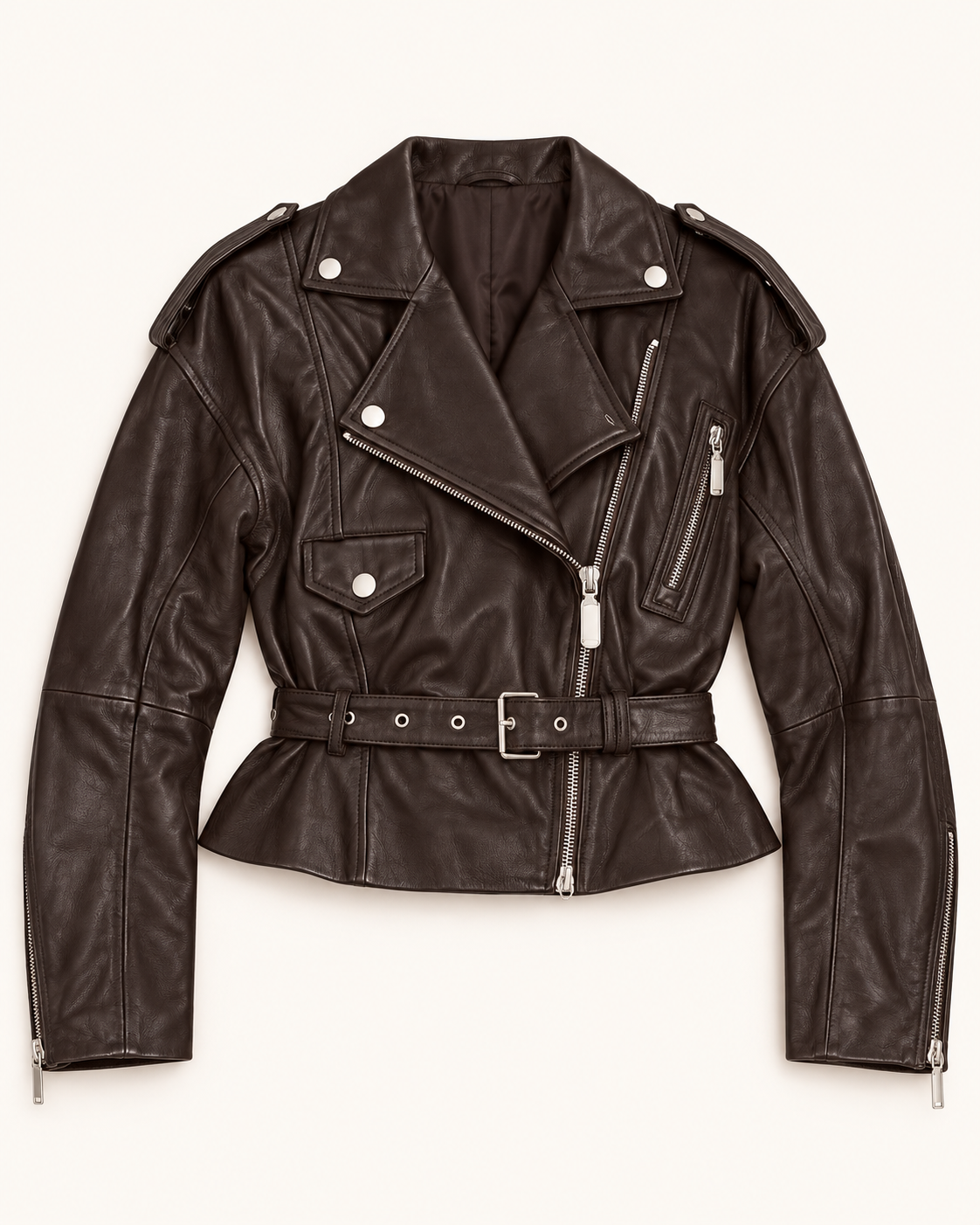Ambrosia Leather Moto Jacket