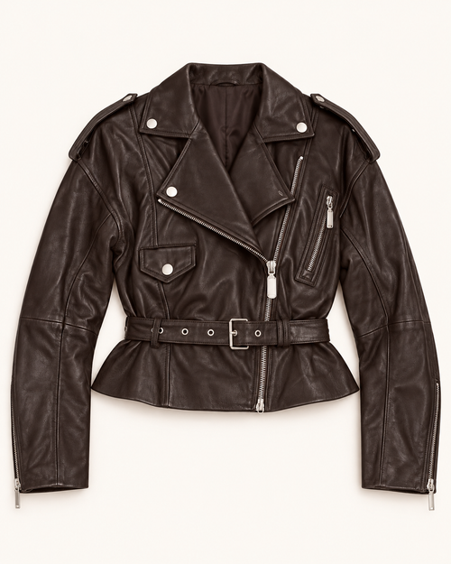 Ambrosia Leather Moto Jacket