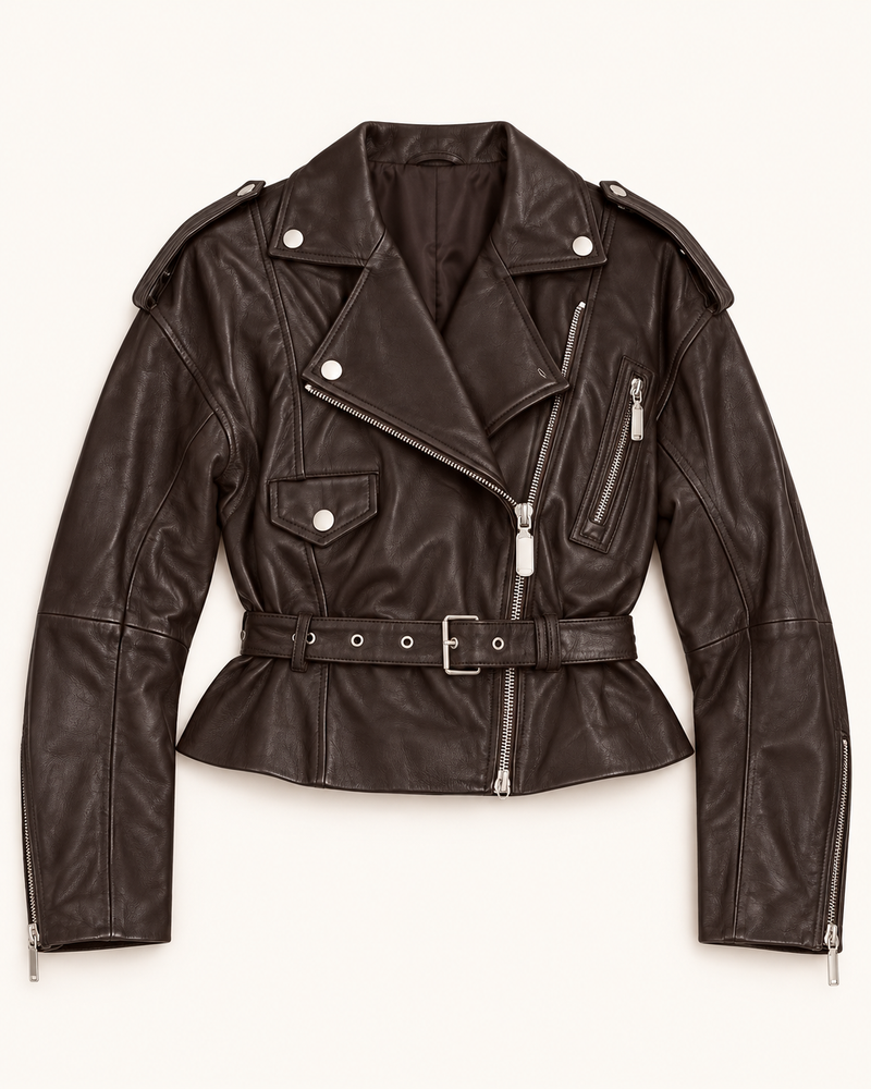 Ambrosia Leather Moto Jacket