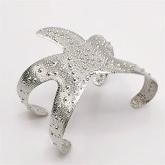 Exaggerated Wide Starfish Cuff Bracelet