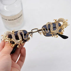 Rhinestone Snake UV400 Sunglasses