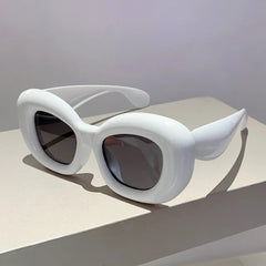 Retro Glam Fat Frames Sunglasses