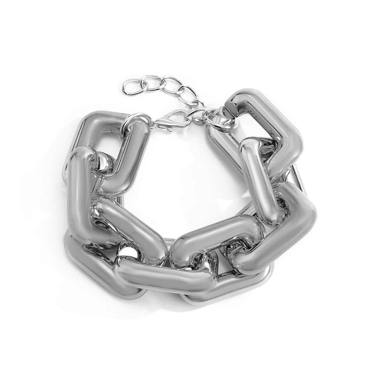 Thick Square Chain Bracelet