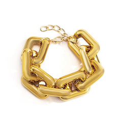 Thick Square Chain Bracelet