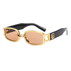 Pre Order:  Vintage Rectangle Tinted Lens Sunglasses