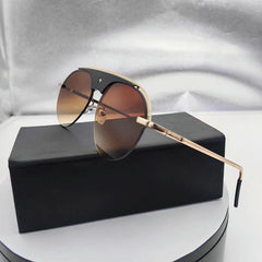 Retro Single Bridge Star Sunglasses