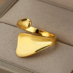 Assorted Gold Plated Open Rings