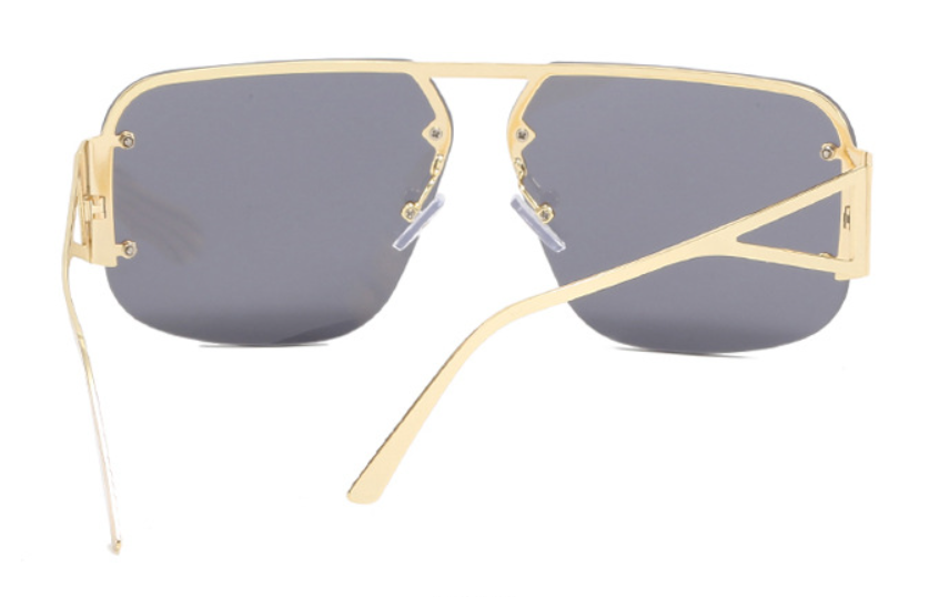 Rimless UV400 Aviator Sunglasses