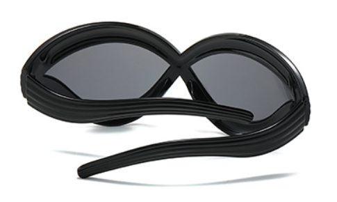 Textured Infinity Frame Sunglasses