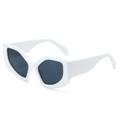 Retro Irregular Frame Cat Eye Sunglasses