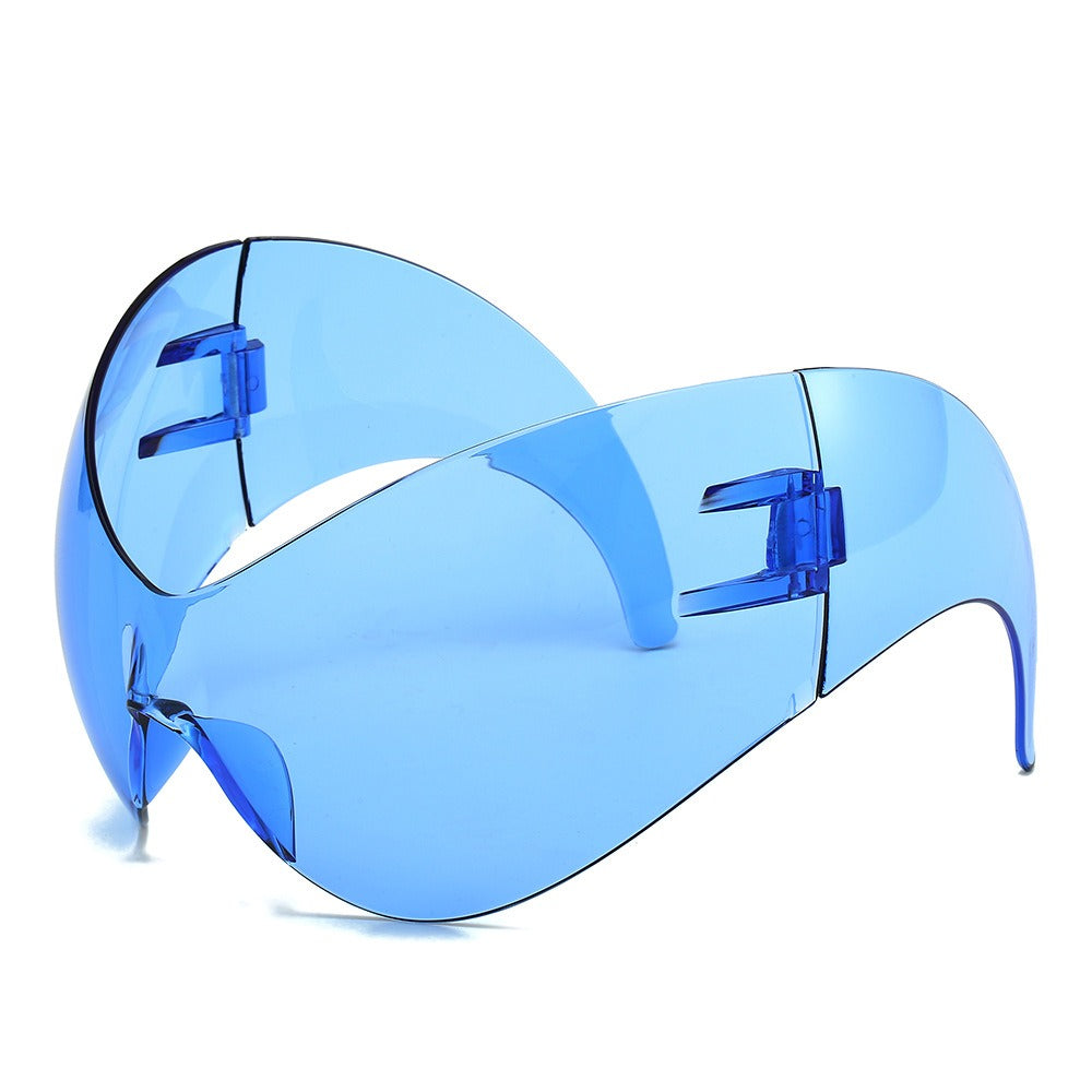 Contoured Large Frame Sunglasses