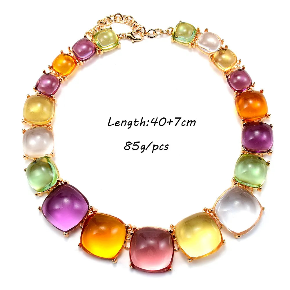 Smooth Resin Choker Necklace