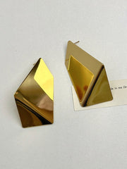 Pre Order:  Exaggerated Geometric Glossy Earrings