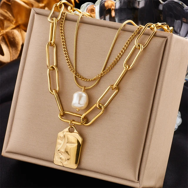 Assorted 18K Gold Plated Necklaces