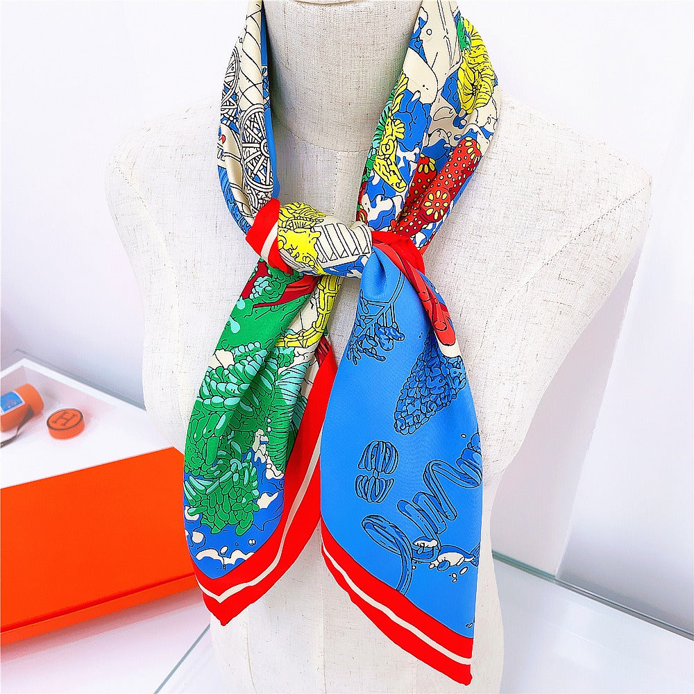 Underwater World Square Scarf