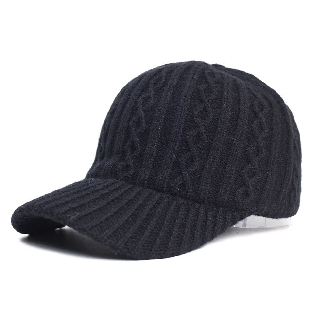 Cotton Knitted Baseball Cap