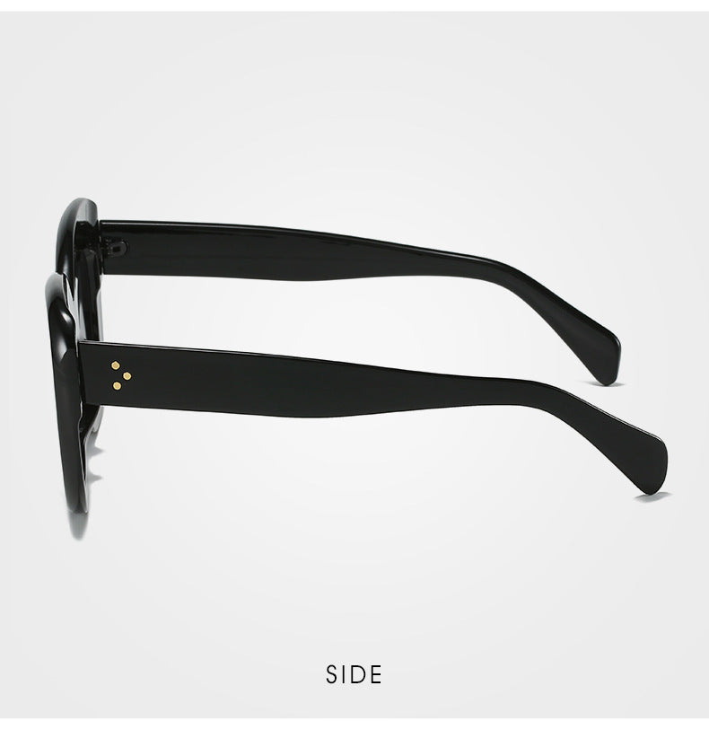 Wide Frame Cat Eye Sunglasses