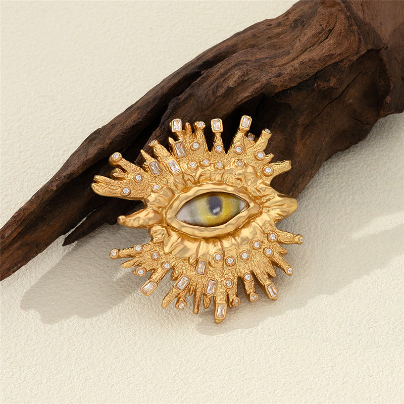 Baroque Eye Oversized Ring