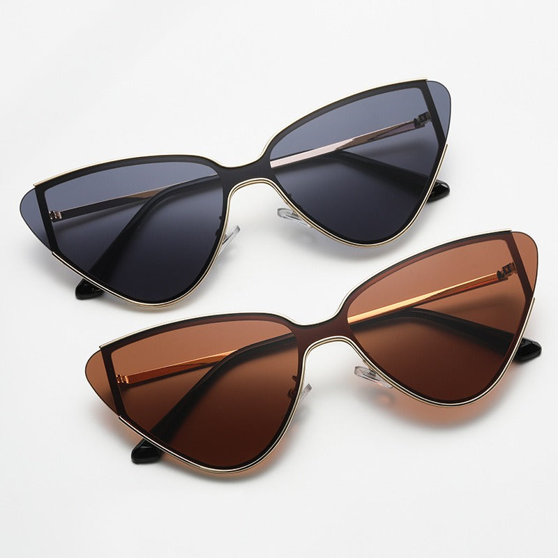 Round Edges Angular UV400 Sunglasses