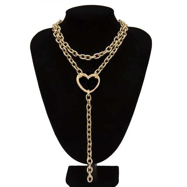 Long Chain Pendant Necklace