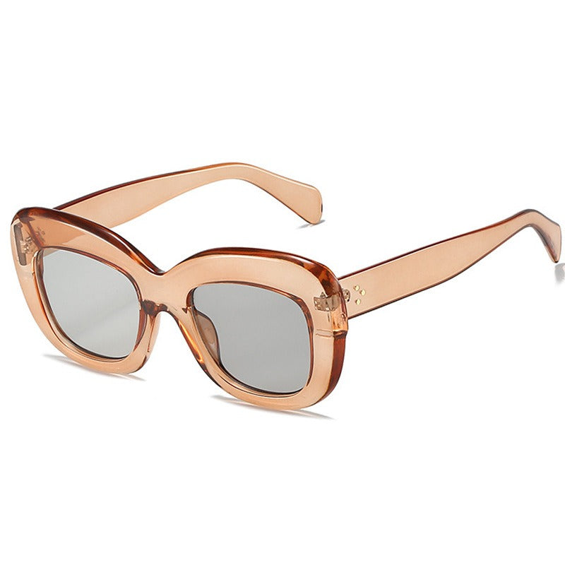 Wide Frame Cat Eye Sunglasses