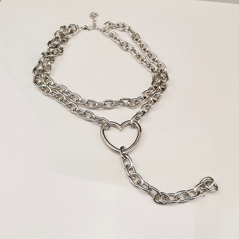 Long Chain Pendant Necklace