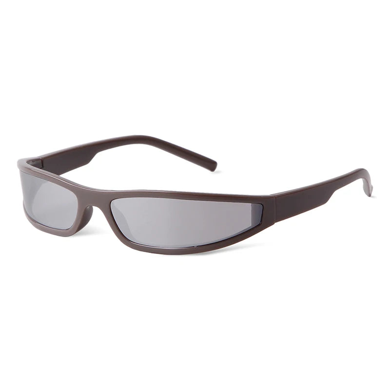 Rectangle Frame Narrow Sunglasses