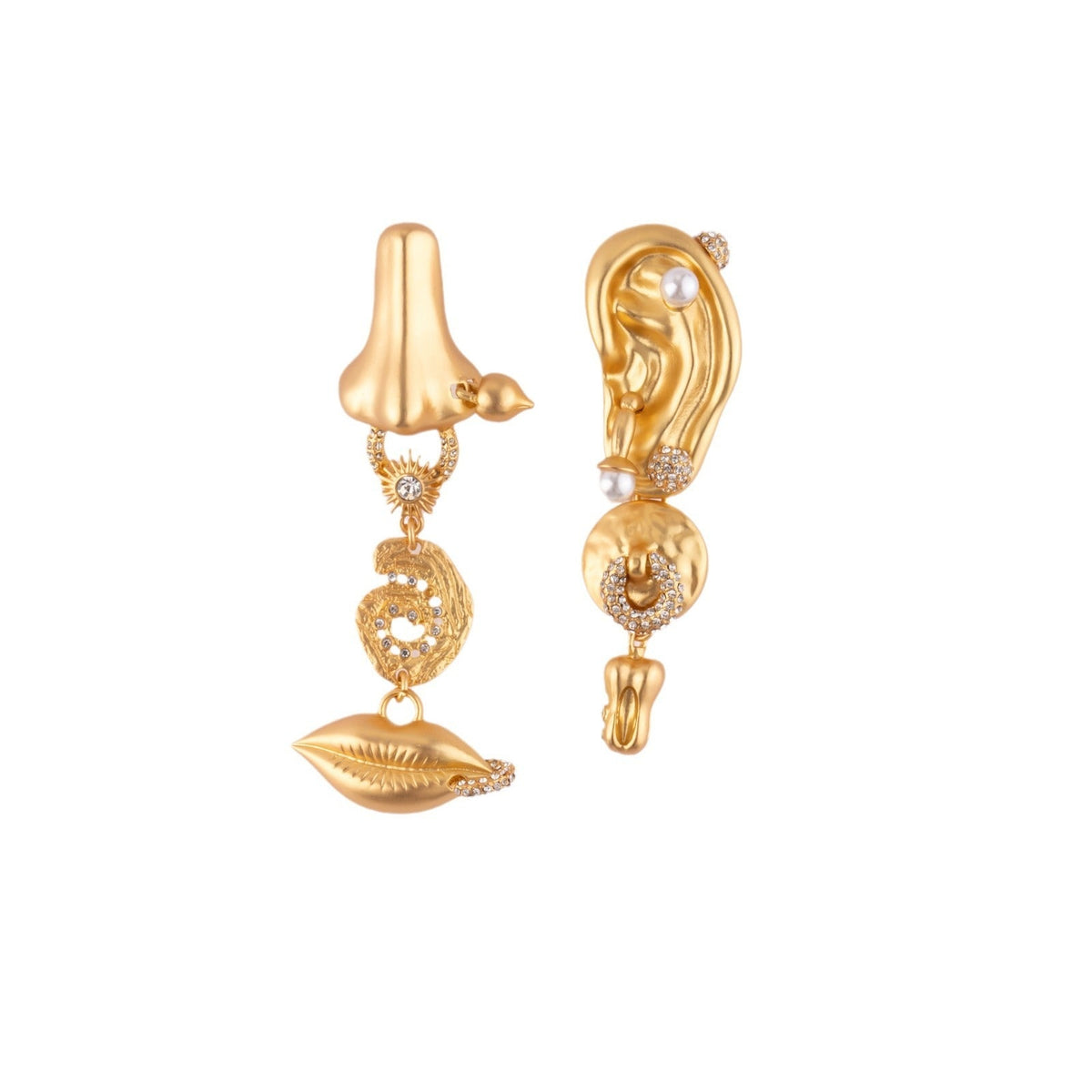 Pre Order:  Retro Gold-Plated Anatomy Bijoux Drop Earring