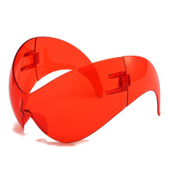 Contoured Large Frame Sunglasses