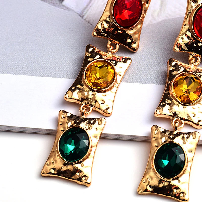 Traffic Light Drop Earrings