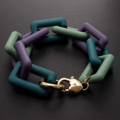 Matte Chain Resin Bracelet