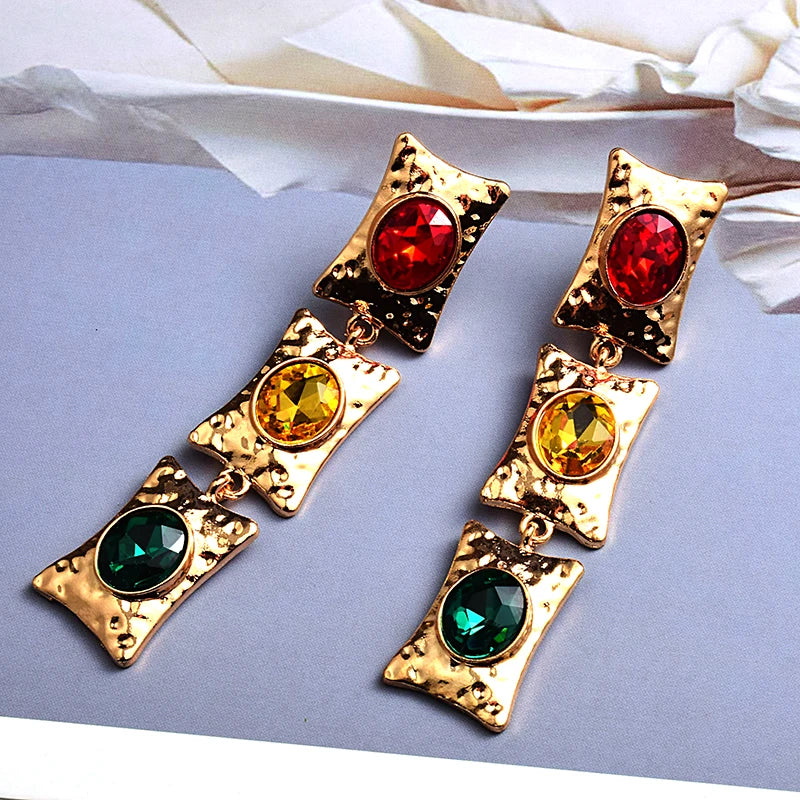 Traffic Light Drop Earrings