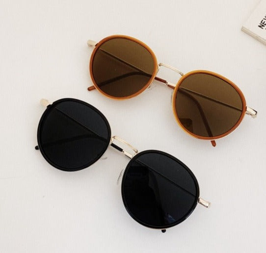 Round Frame Retro Sunglasses