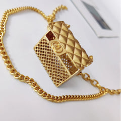 Metal Chain Strap Micro Bag