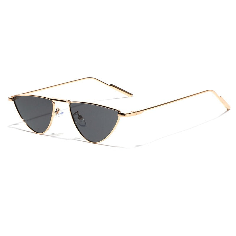 Triangle Metal Frame Colored Sunglasses