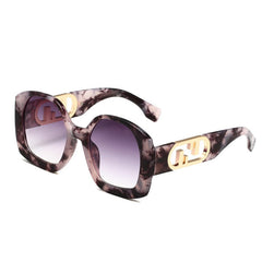 Square Hollow Gradient Sunglasses