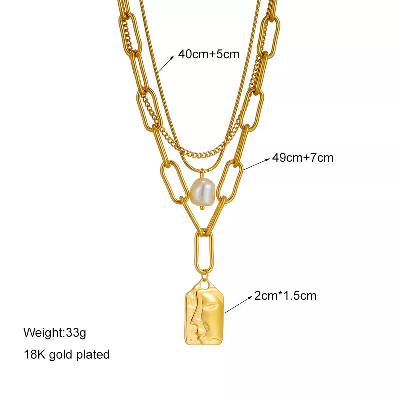 Assorted 18K Gold Plated Necklaces