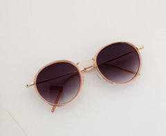 Round Frame Retro Sunglasses