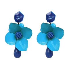 Bohemian Flowers Dangle Drop Earrings