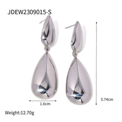 Pre Order:  Light Glossy Water Drop Earrings