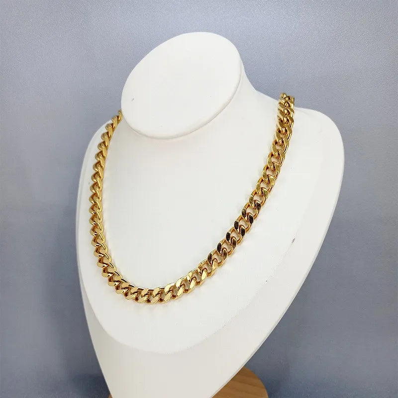 Classic Thick Curb Necklace