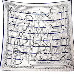 Carriage Chain Print Shawl Scarf