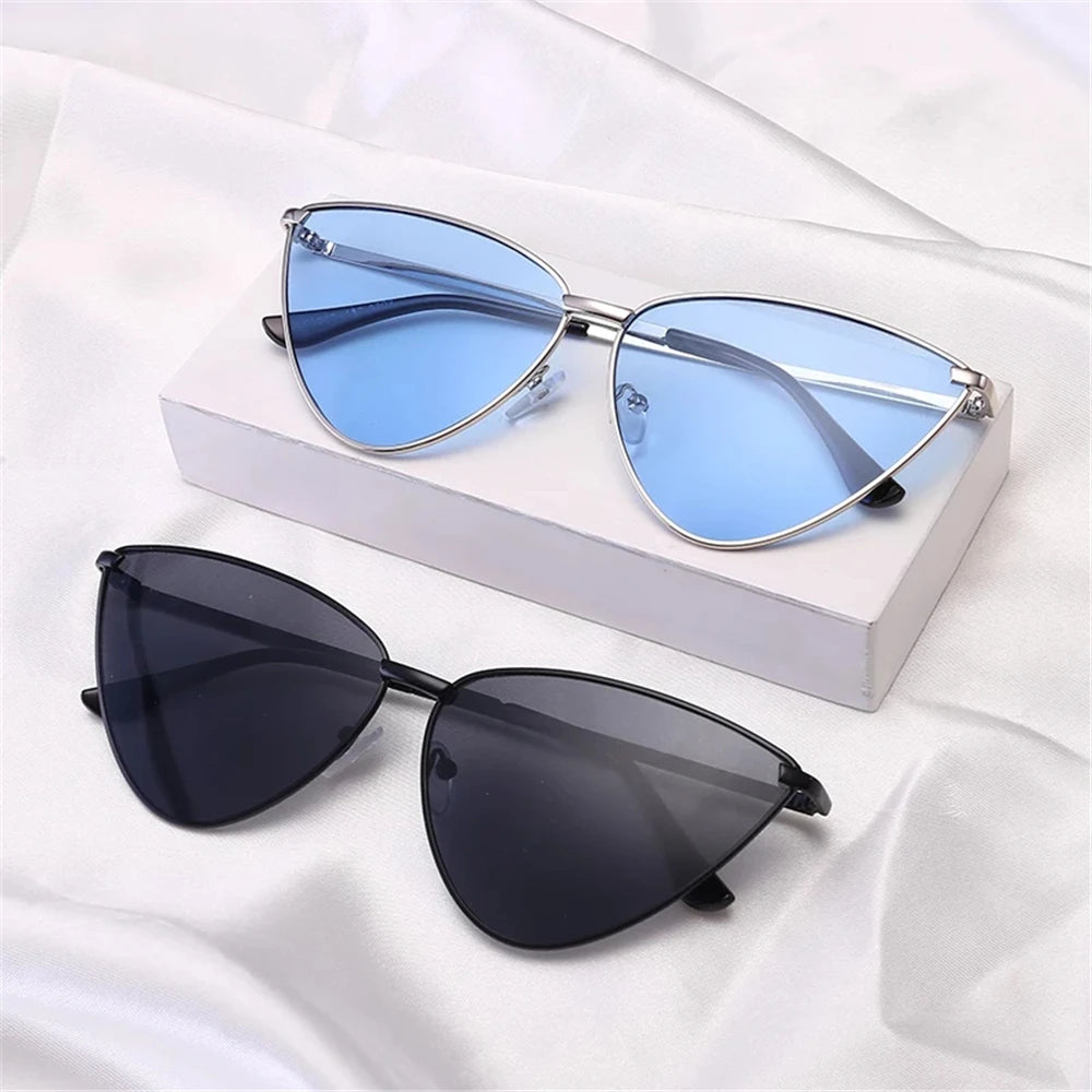 Triangle Metal Frame Sunglasses