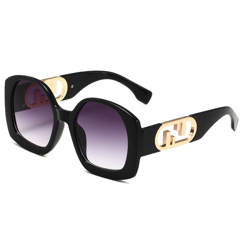 Square Hollow Gradient Sunglasses