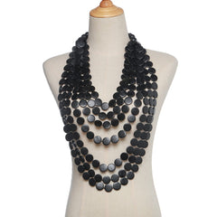 Pre Order:  Exaggerated Long Multi-Layered Tassel Necklace