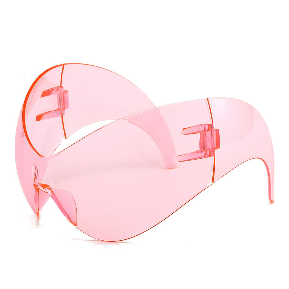 Contoured Large Frame Sunglasses