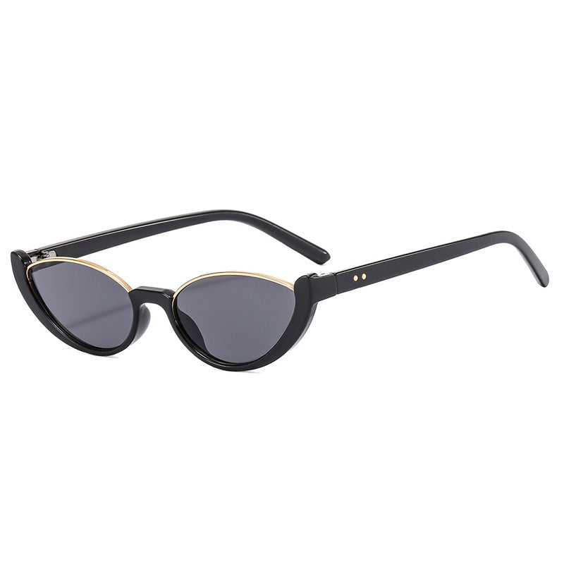 Elegant Half Frame Sunglasses