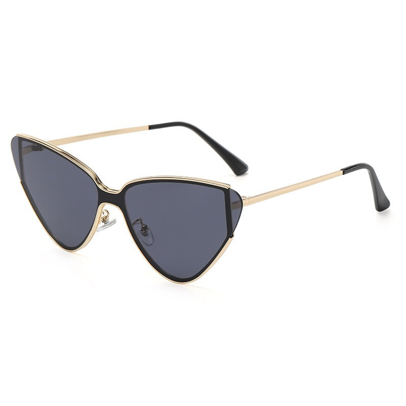 Round Edges Angular UV400 Sunglasses